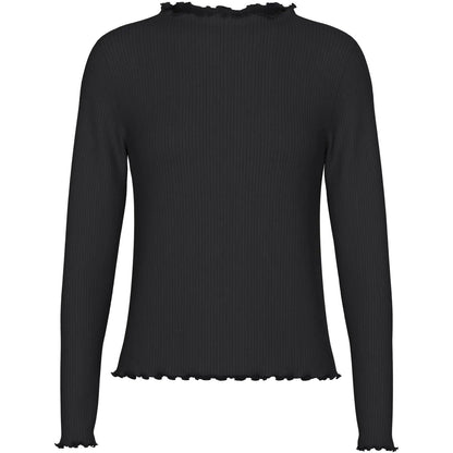 T-shirt Donna Pieces - Pcnicca Ls Top Jrs Noos - Nero