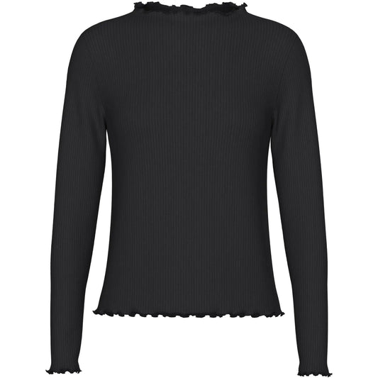 T-shirt Donna Pieces - Pcnicca Ls Top Jrs Noos - Nero