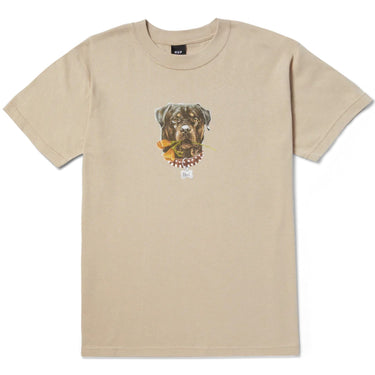 T-shirt Uomo Huf - Big Poppy S/S Tee - Beige