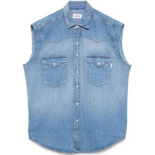 Camicie casual Unisex Amish - Shirt Berry - Blu