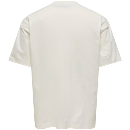 T-shirt Uomo Only & Sons - Onsmathias Loose Ss Tee - Bianco