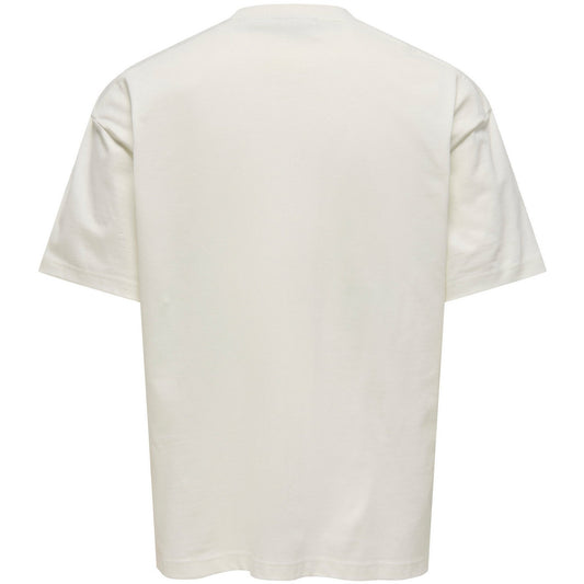 T-shirt Uomo Only & Sons - Onsmathias Loose Ss Tee - Bianco