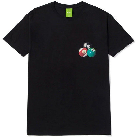 T-shirt Uomo Huf - Dirty Pool Tt S/S Tee - Nero