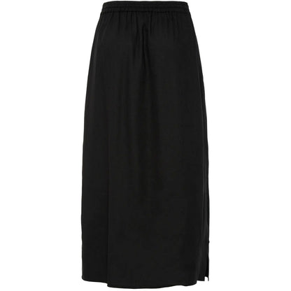 Casual Skirts Women Pieces - Pcpia Mw Ankle Skirt Wvn Noos - Black
