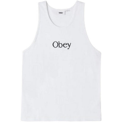 Canotte e top Donna Obey - Rosemont Rib Tank - Bianco