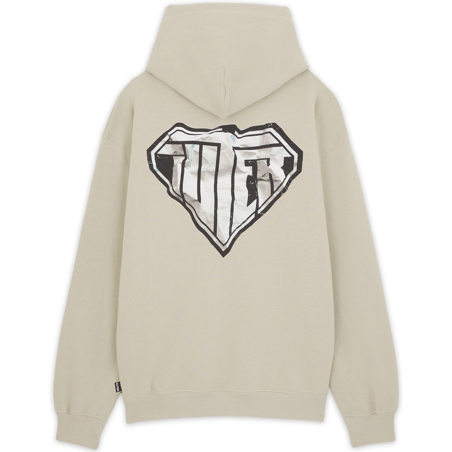 Felpe con cappuccio Uomo Iuter - Crumple Logo Hoodie - Bianco