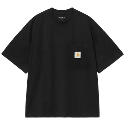 T-shirt Uomo Carhartt Wip - S/S Work Pocket T-Shirt - Nero