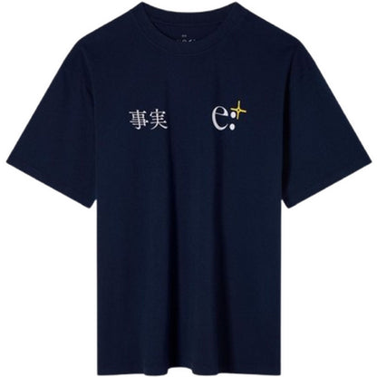 T-shirt Uomo Edwin - Fact Ts - Blu