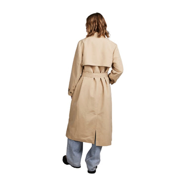 Giacche Donna Pieces - Pctaya Ls Trenchcoat - Beige