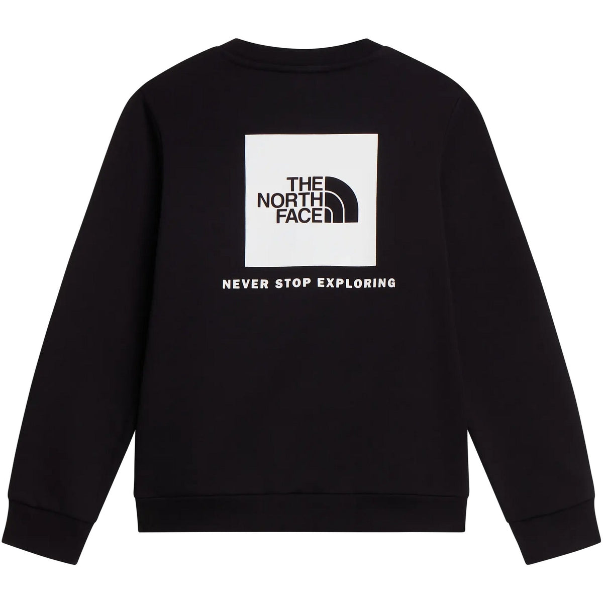 Felpe senza cappuccio Ragazzi Unisex The North Face - Teen Evo Box Nse Crew - Nero