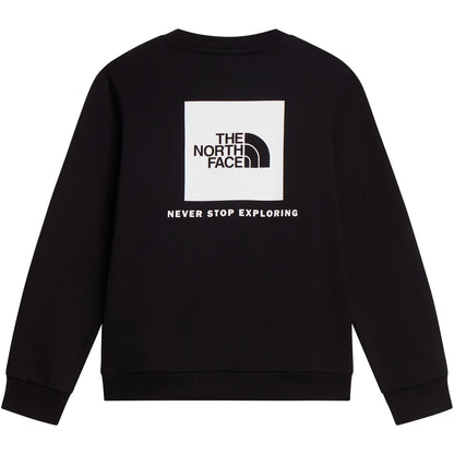 Felpe senza cappuccio Ragazzi Unisex The North Face - Teen Evo Box Nse Crew - Nero