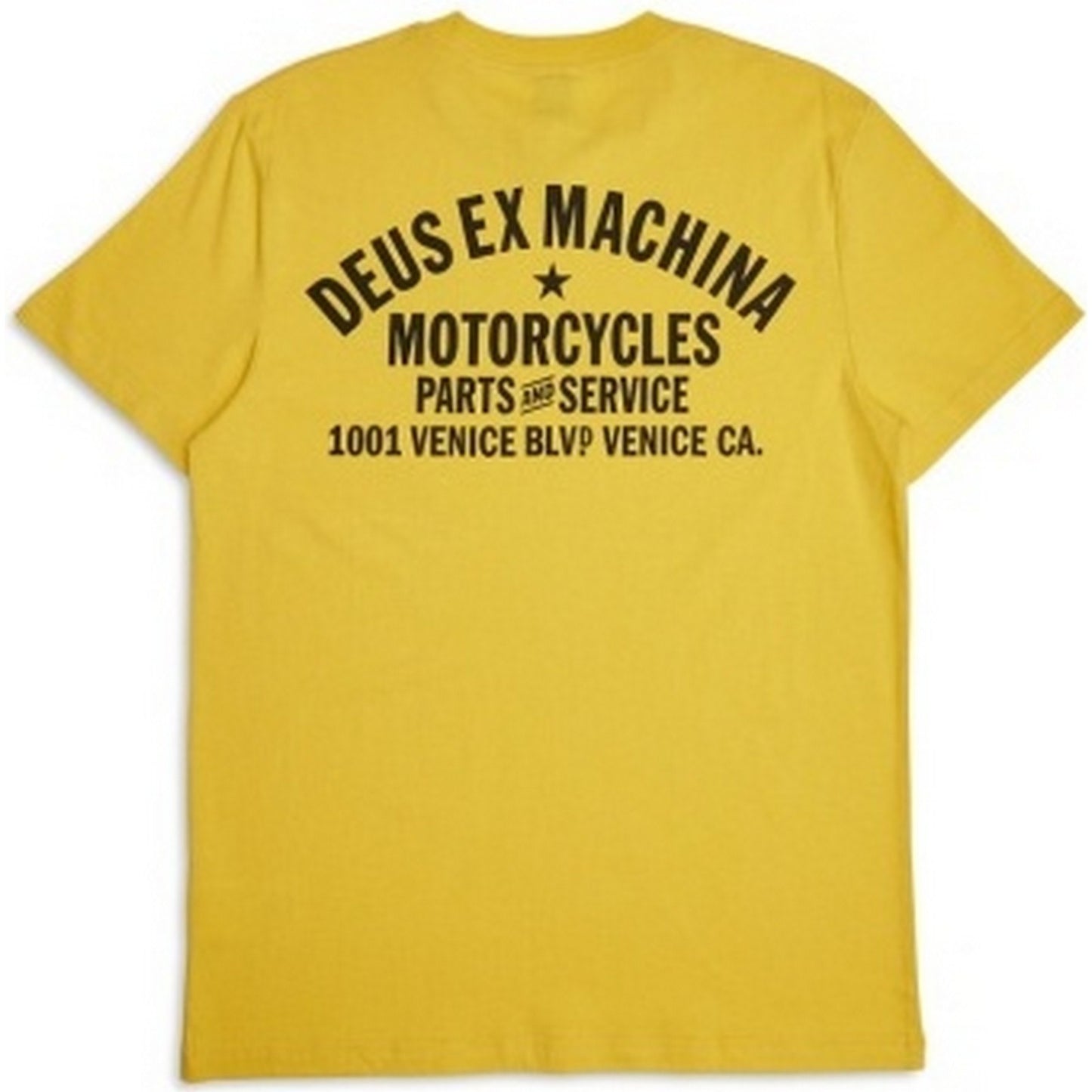 T-shirt Uomo Deus Ex Machina - Venice Address - Giallo