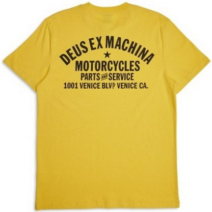 T-shirt Uomo Deus Ex Machina - Venice Address - Giallo