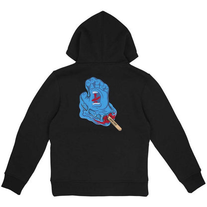 Felpe con cappuccio Ragazzi Unisex Santa Cruz - Youth Popsicle Hand Hood - Nero