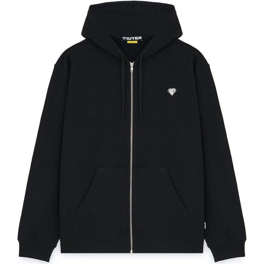 Felpe con cappuccio Uomo Iuter - Heart Logo Zip Hoodie - Nero