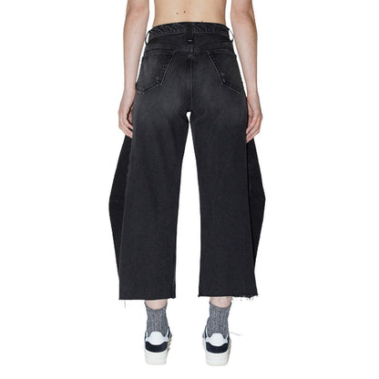 Jeans Donna Amish - Up Cycle - Nero