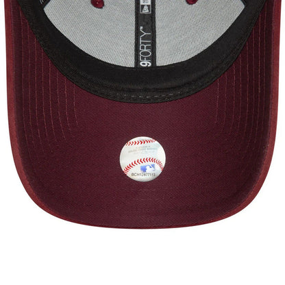 Cappellini da baseball Donna New Era - Female Velour 9Forty® - Bordeaux