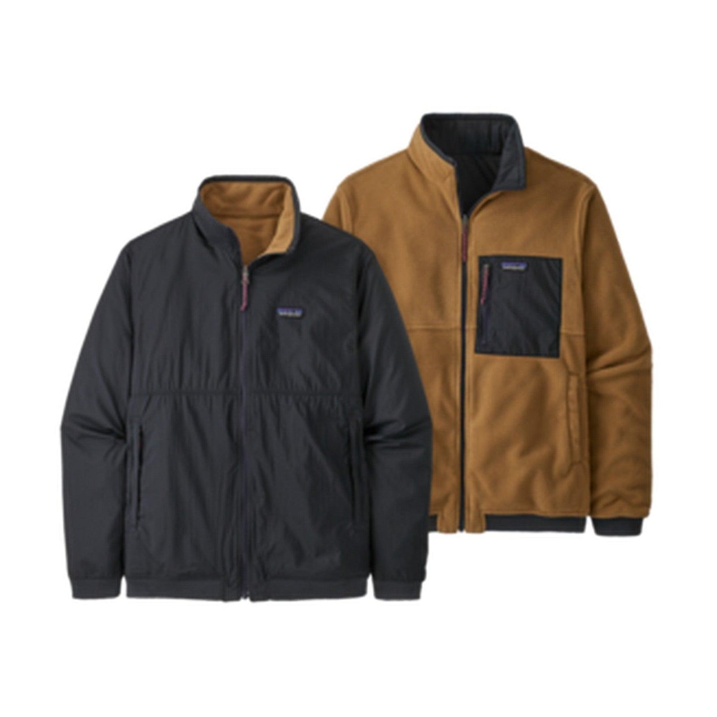 Giacche Uomo Patagonia - M's Reversible Shelled Microdini Jkt - Blu