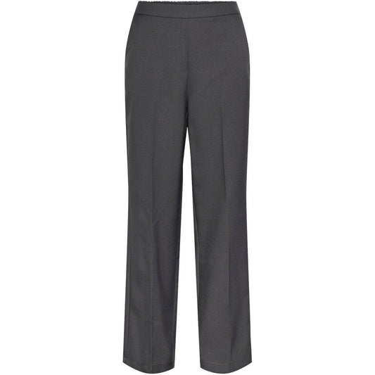 Pantaloni Donna Pieces - Pcneva Hw Wide Pants Noos - Grigio