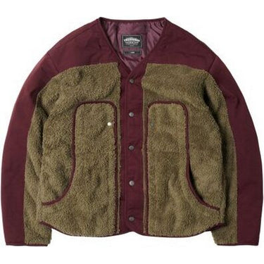 Kurtki męskie Frizmworks – Parka z kapturem Smock – Brązowa