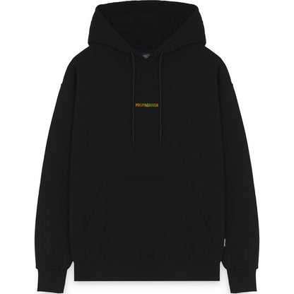 Felpe con cappuccio Uomo Propaganda - Felpa Ribs Gradient - Nero