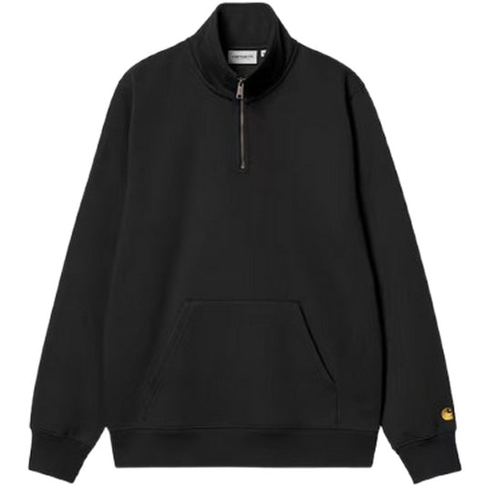 Felpe senza cappuccio Uomo Carhartt Wip - Chase Neck Zip Sweatshirt - Nero