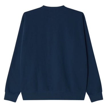 Felpe senza cappuccio Uomo Obey - Established Works Bold Crew Ii Fleece - Nero