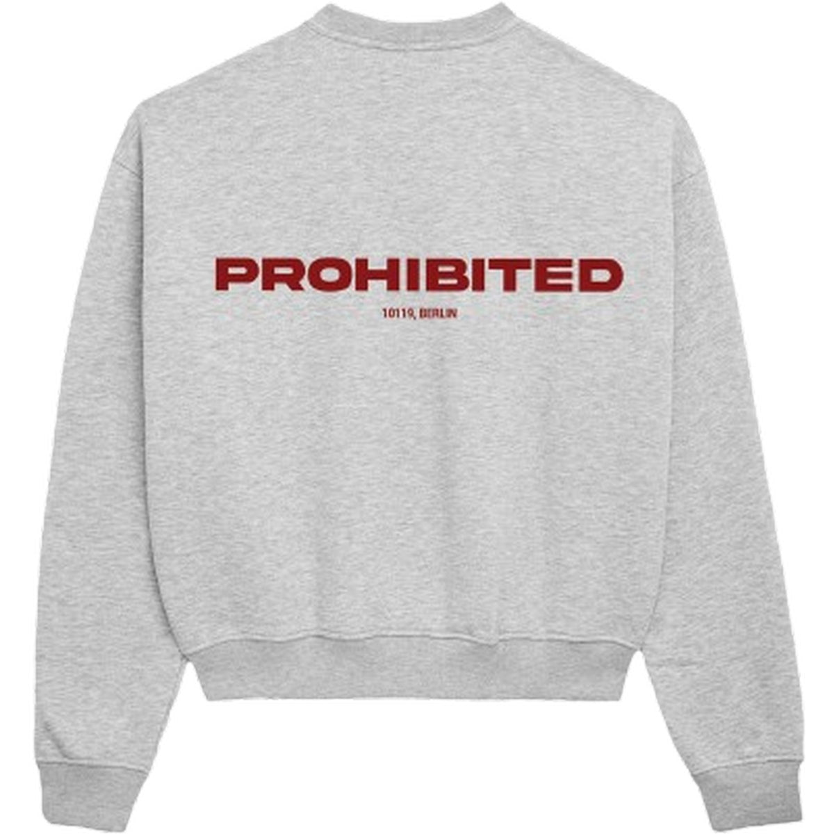 Felpe senza cappuccio Uomo Prohibited - 10119 Crew Neck - Grigio