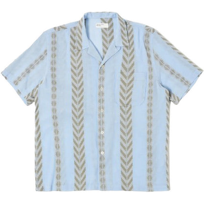 Camicie casual Uomo Universal Works - Road Shirt - Celeste