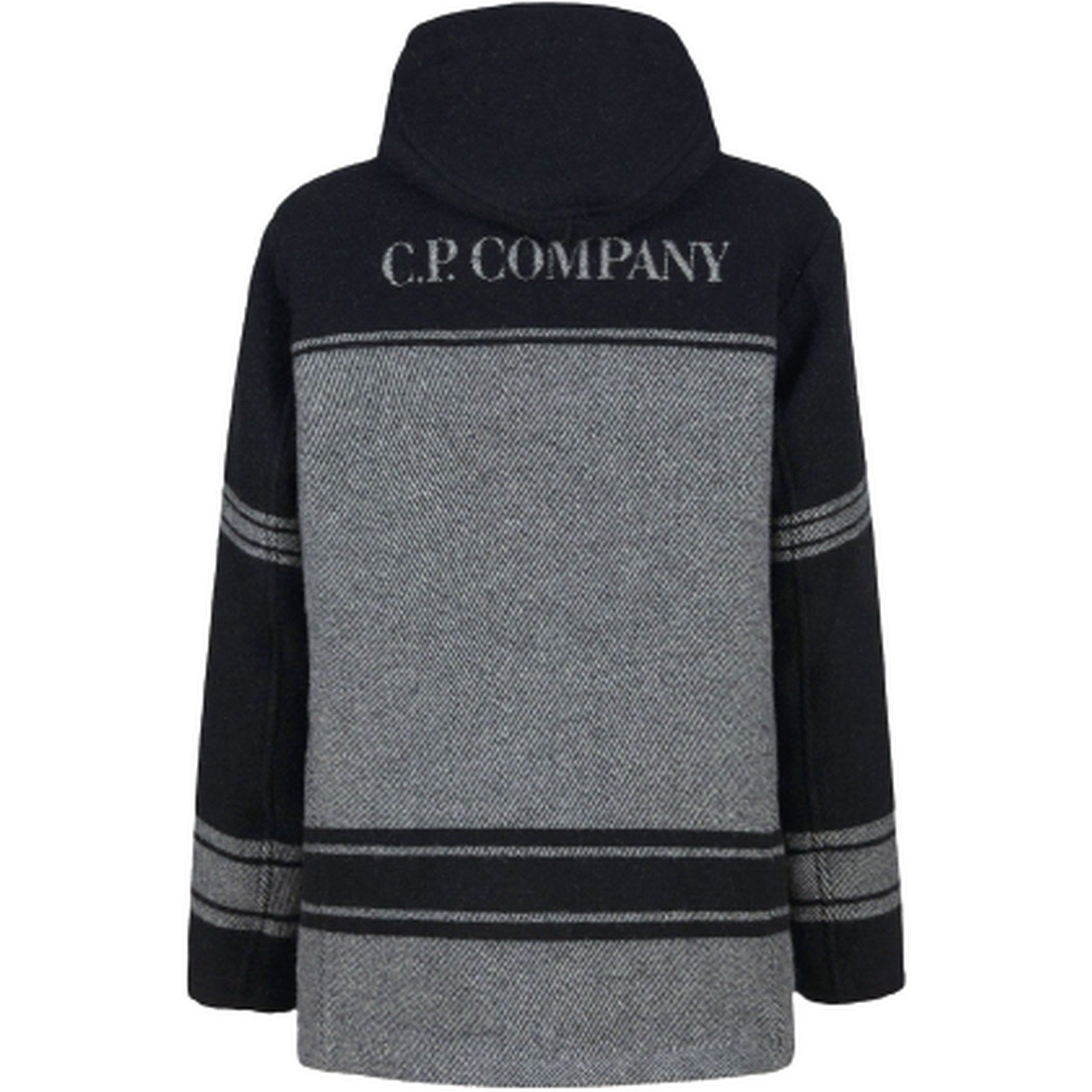 Cappotti Uomo C.P. Company - C.p. Duffel Jacquard Striped Coat