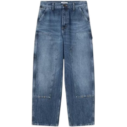 Pantaloni Donna Carhartt Wip - W' Brandon Double Knee Pant - Blu