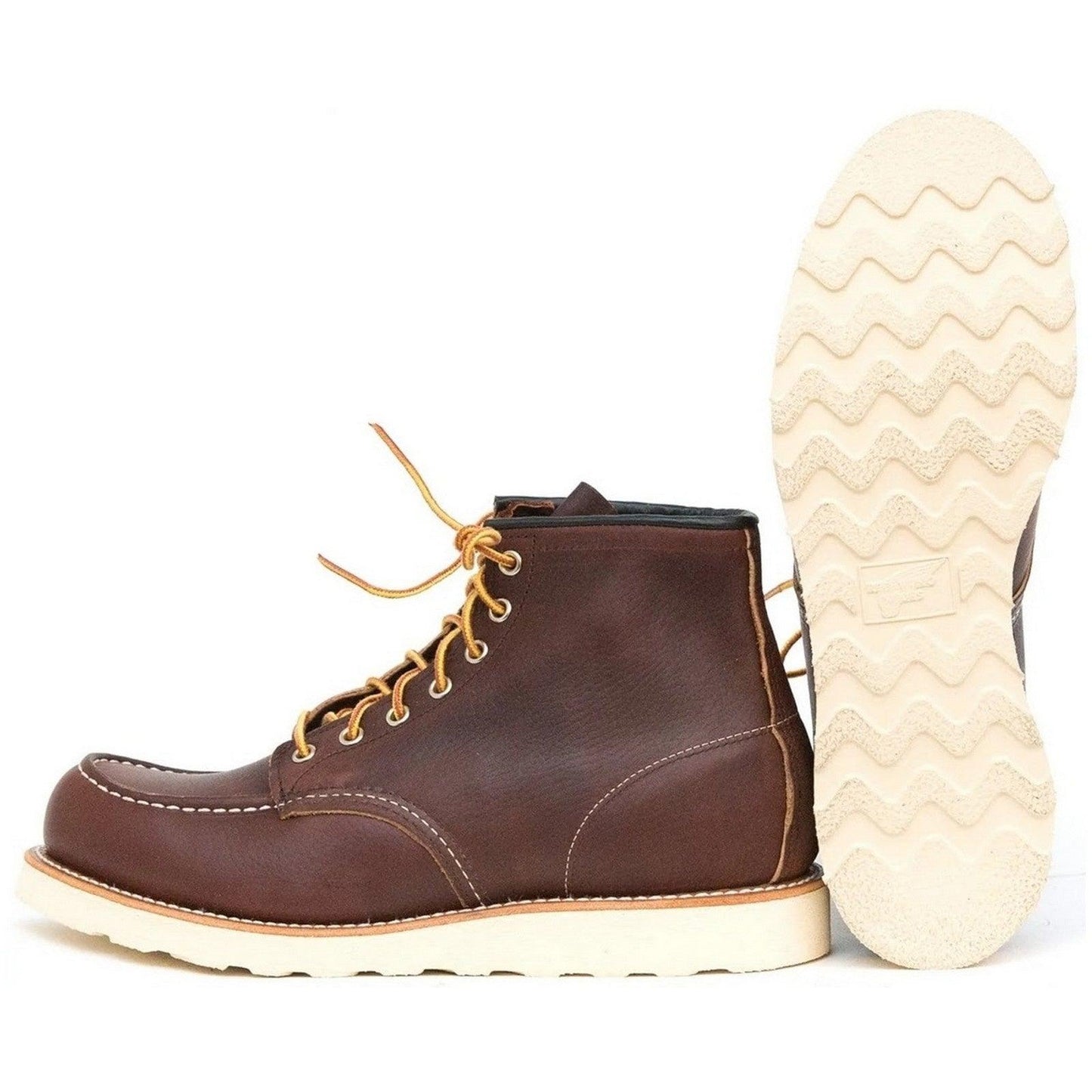 Stivali Uomo Red Wing - 8138 6'' Classic Moc Toa Briar Oil Slick - Marrone