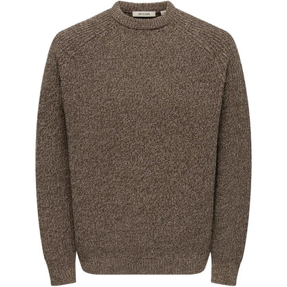 Maglioni Uomo Only & Sons - Onsjoin Rlx Ls Raglan Knit - Marrone