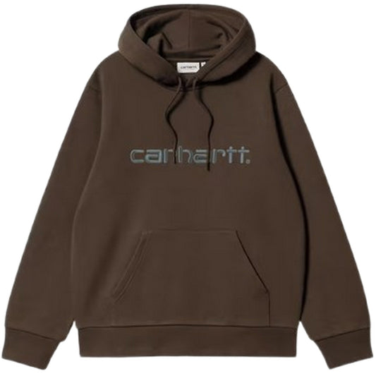 Felpe con cappuccio Uomo Carhartt Wip - Hooded Carhartt Sweat - Marrone