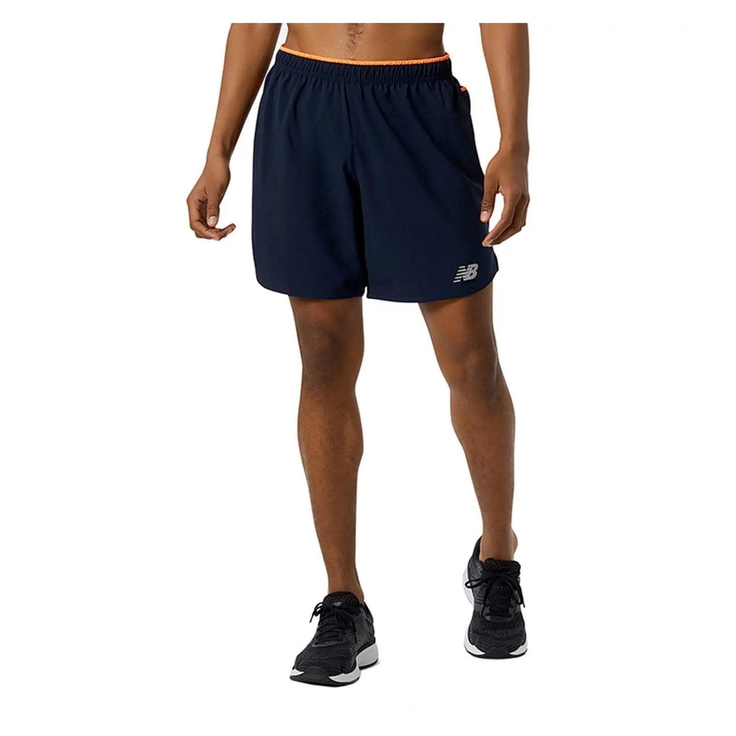 Pantaloncini Uomo New Balance - Impact Run 7 Inch Short - Arancione