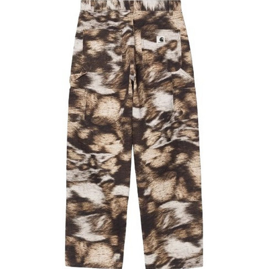 Pantaloni Donna Carhartt Wip - W' Brandon Single Knee Pant - Marrone