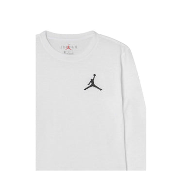 Long Sleeve Shirts Boys Unisex Jordan - Jumpman Air Emroidery - White