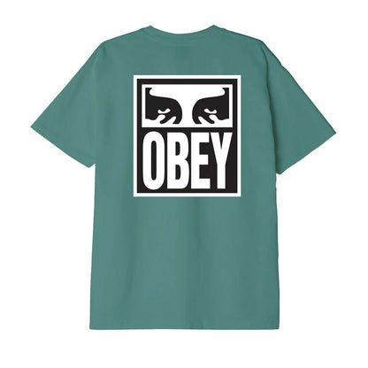 T-shirt Uomo Obey - Obey Eyes Icon 2 Heavyweight Tee - Verde