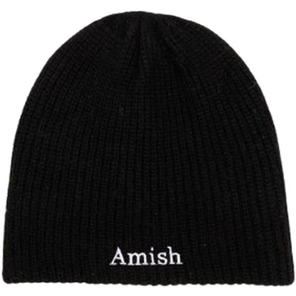 Berretti in maglia Uomo Amish - New Beanie - Nero