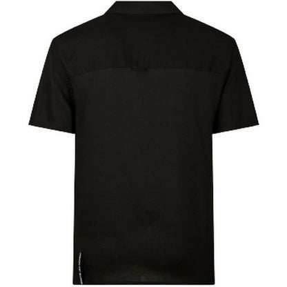 Camicie casual Uomo Vision of Super - Black Shirt With Red Flames - Nero