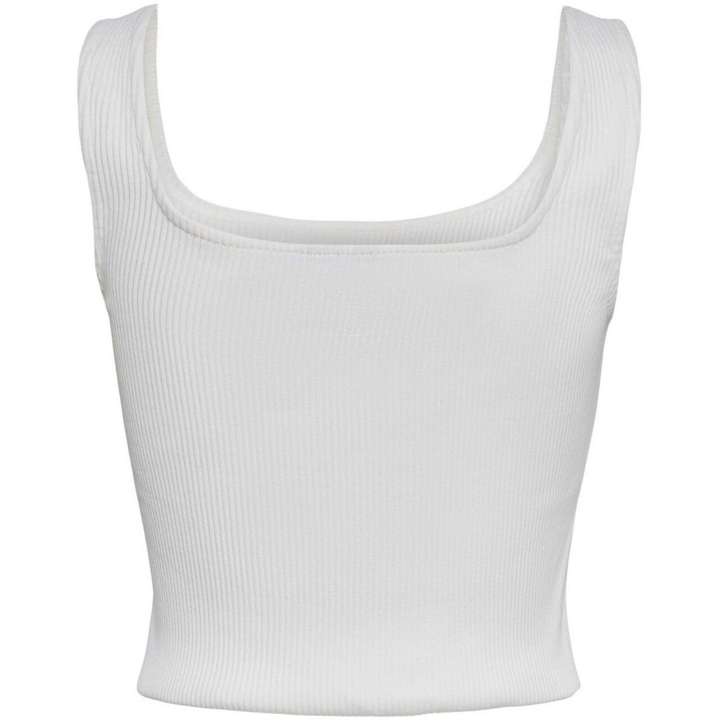 Canotte e top Donna Pieces - Pcnukisa Cropped Tank Top Noos - Bianco