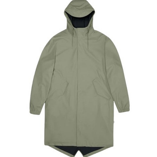 Giacche impermeabili Unisex Rains - Fishtail Parka W3 - Verde