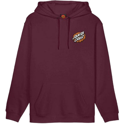 Felpe con cappuccio Ragazzo Santa Cruz - Slime Scream Hood - Rosso