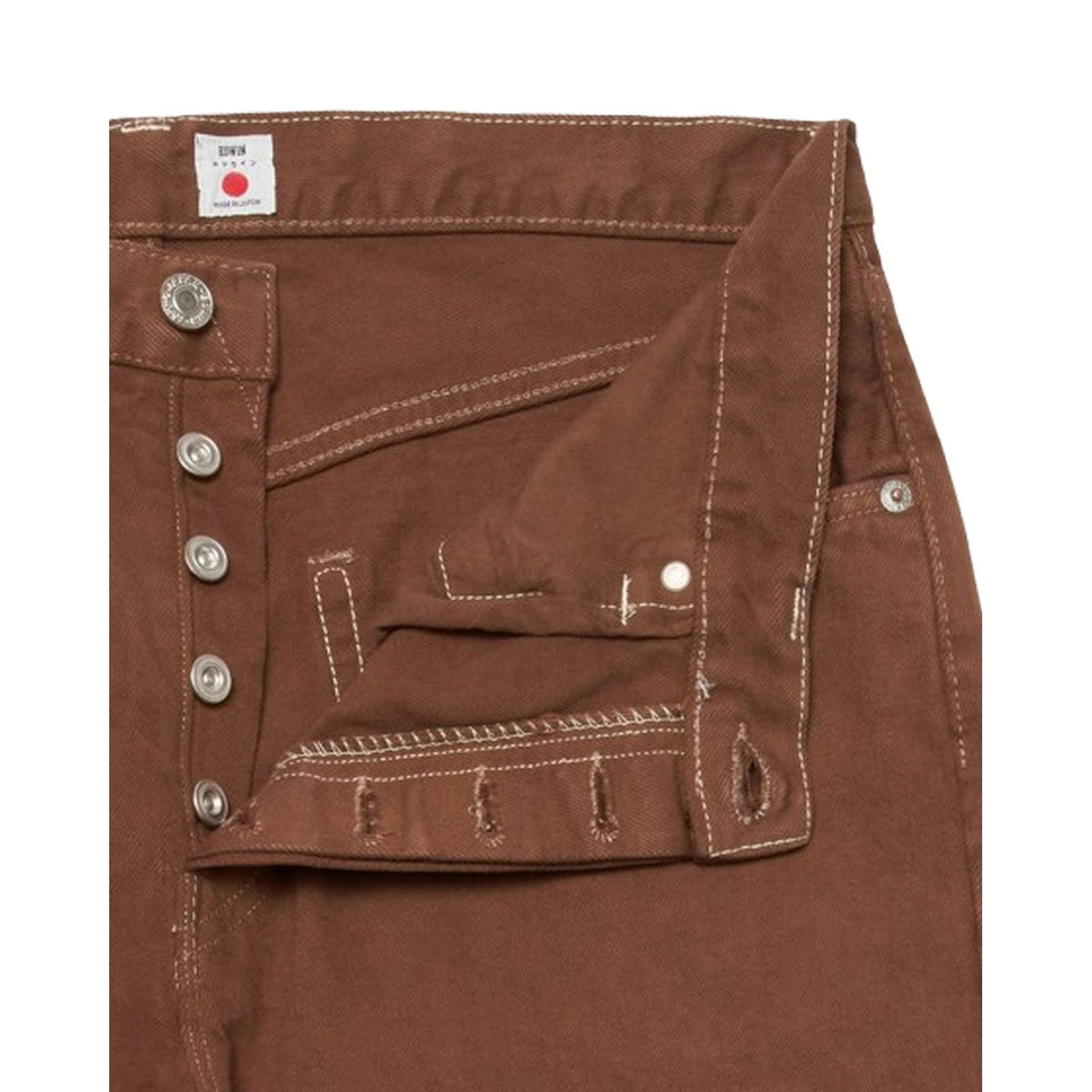 Jeans Uomo Edwin - Wide Pant Japan - Marrone