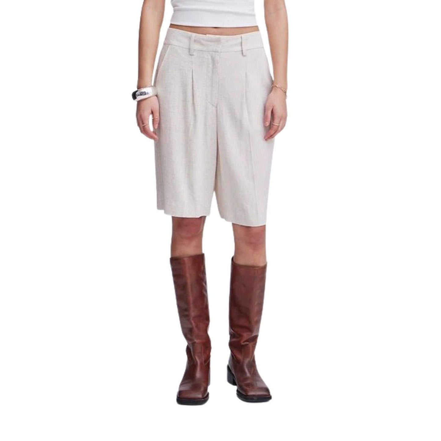 Pantaloncini Donna Ichi - Ihurbana Sho - Beige