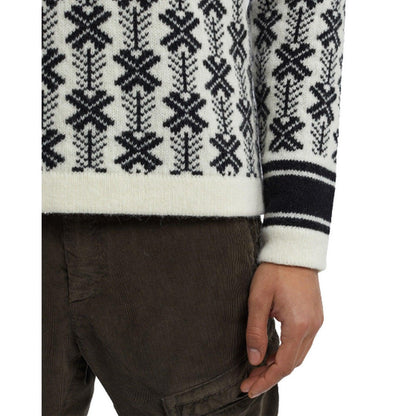 Maglie Uomo C.P. Company - Wool Jacquard 1 Logo Knit - Multicolore