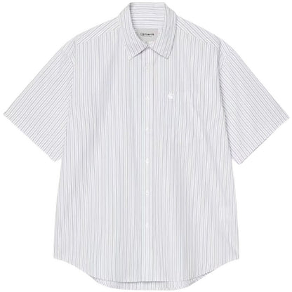 Camicie casual Uomo Carhartt Wip - S/S Keene Shirt - Bianco