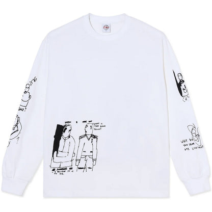 Maglie a manica lunga Uomo Polar - LS Tee The End - Bianco