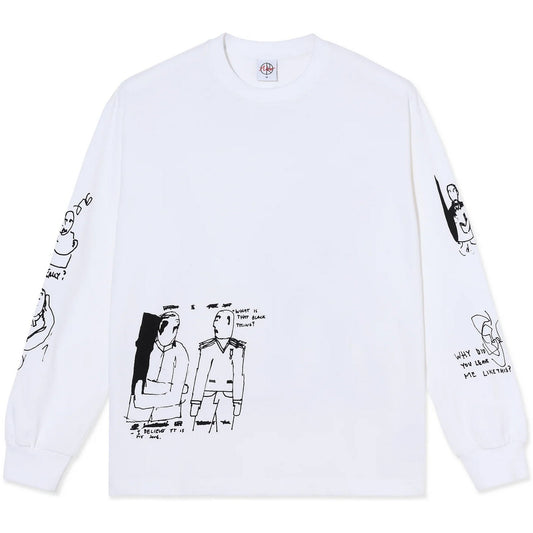 Maglie a manica lunga Uomo Polar - LS Tee The End - Bianco