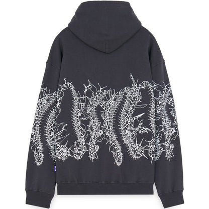 Felpe con cappuccio Uomo Octopus - Digital Banger Hoodie By Visual Kulture - Grigio